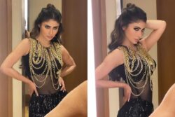 Sexy! Mouni Roy Is Hotness Overloaded In Black Shimmery Outfit | Hot Photos You MUST NOT Miss