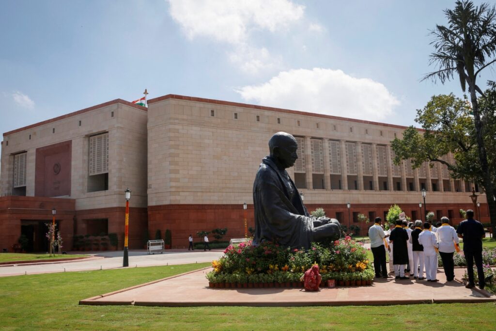 Lok Sabha: Major Security Breach in Parliament As 2 People Jump From Visitors' Gallery; Both Detained
