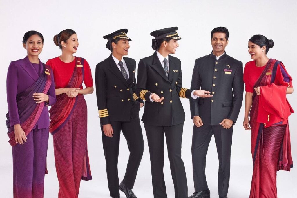 Air India Unveiled New Uniform Collection for Crew Member by Manish Malhotra