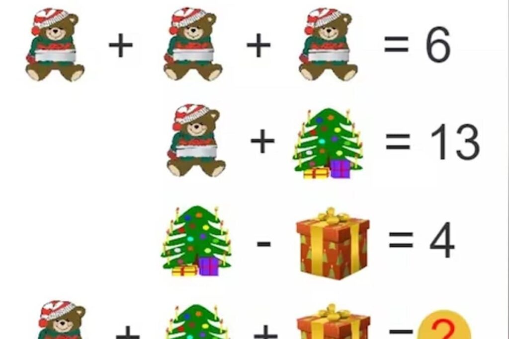 Solve This Christmas Special Mental Maths Puzzle; You Have 15 Seconds!