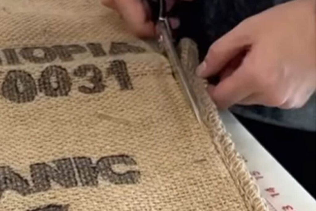 Man Reimagines Fashion As He Turns Gunny Sack Into Luxury Jacket