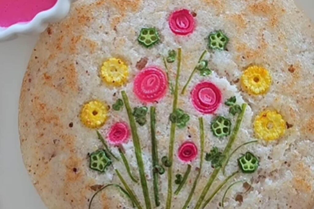 Food Artist Turns Traditional Uttapam Into Spectacular Visual Feast