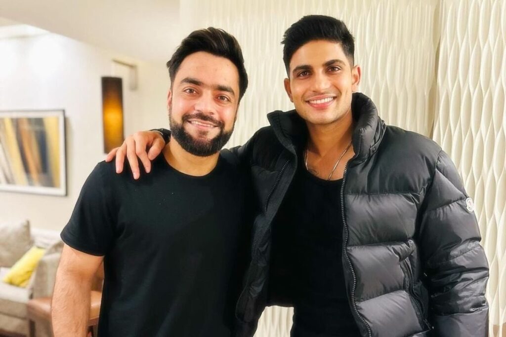 'Captain Sahab' Shubman Gill Meets Afghan Spin Maestro Rashid Khan in UK, Gujarat Titans React