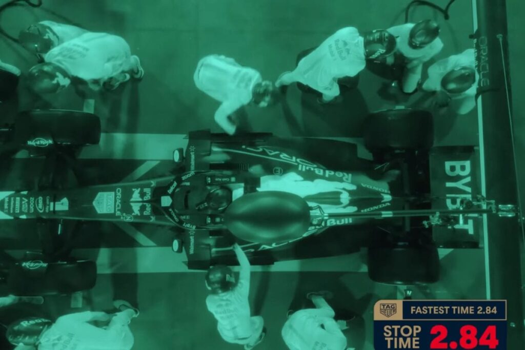Watch: Red Bull Racing Pull off First Ever Pit Stop in Complete Darkness