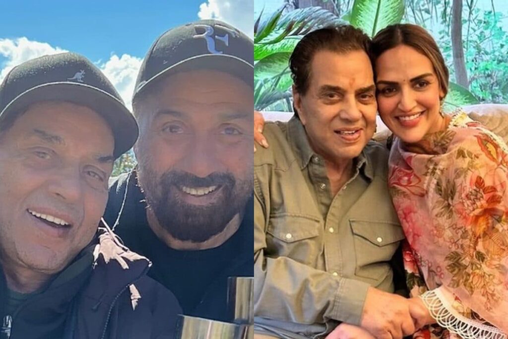 Sunny Deol And Esha Wish Papa Dharmendra ‘Happy Birthday’, Bobby Deol Reacts; See Photos