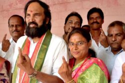 Telangana Congress’s ‘Couple Goals’ Met: Uttam Kumar Reddy, Wife Padmavathi Inch Towards Victory