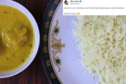 Indian Journalist Calls 'Kadhi Chawal' Overrated and Food Police Have Arrived With 'Belan'