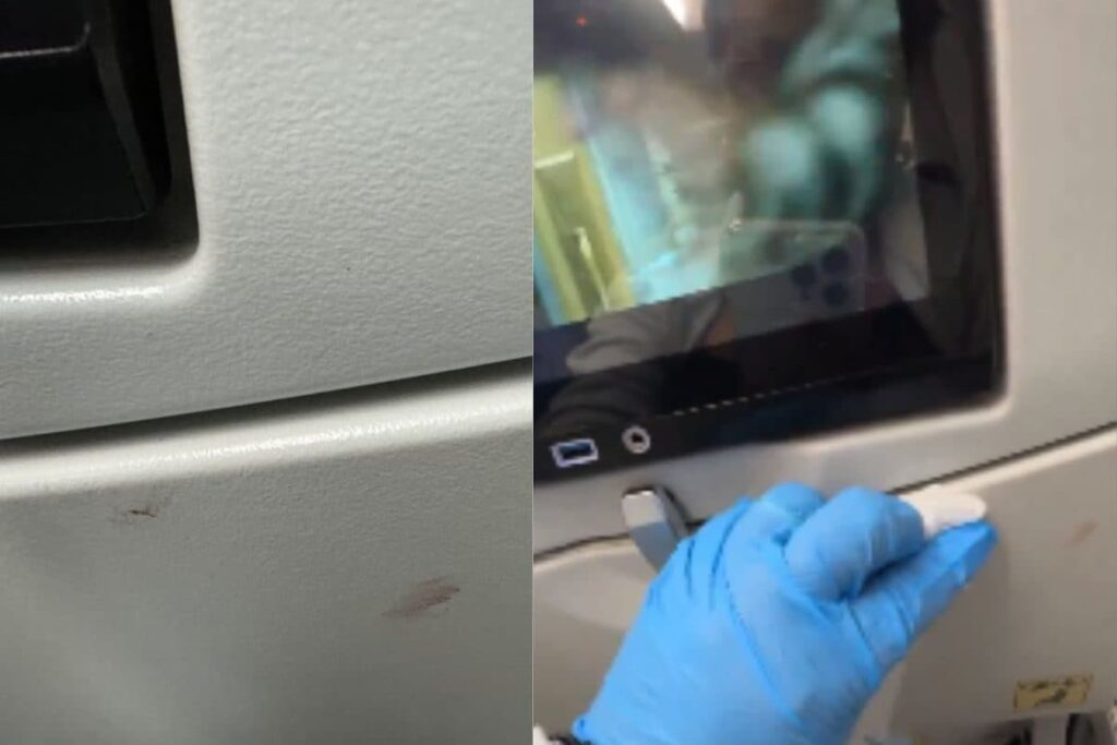 Air Transat Passenger Finds Blood Stain on Seat, Asked to Clean it By Herself With 'Bare Hands'