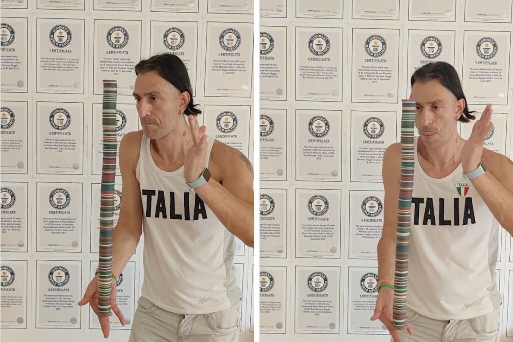 Can You Balance 255 Poker Chips On A Finger? This Man Did And He Has The World Record