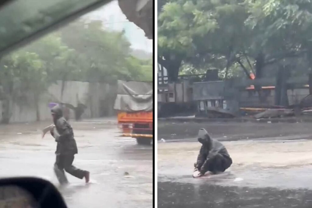 ‘When Life Gives You A Flood, Go Fishing!’ Chennai Man's Viral Act Spread Cheers