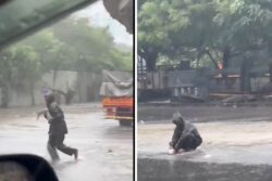 ‘When Life Gives You A Flood, Go Fishing!’ Chennai Man's Viral Act Spread Cheers