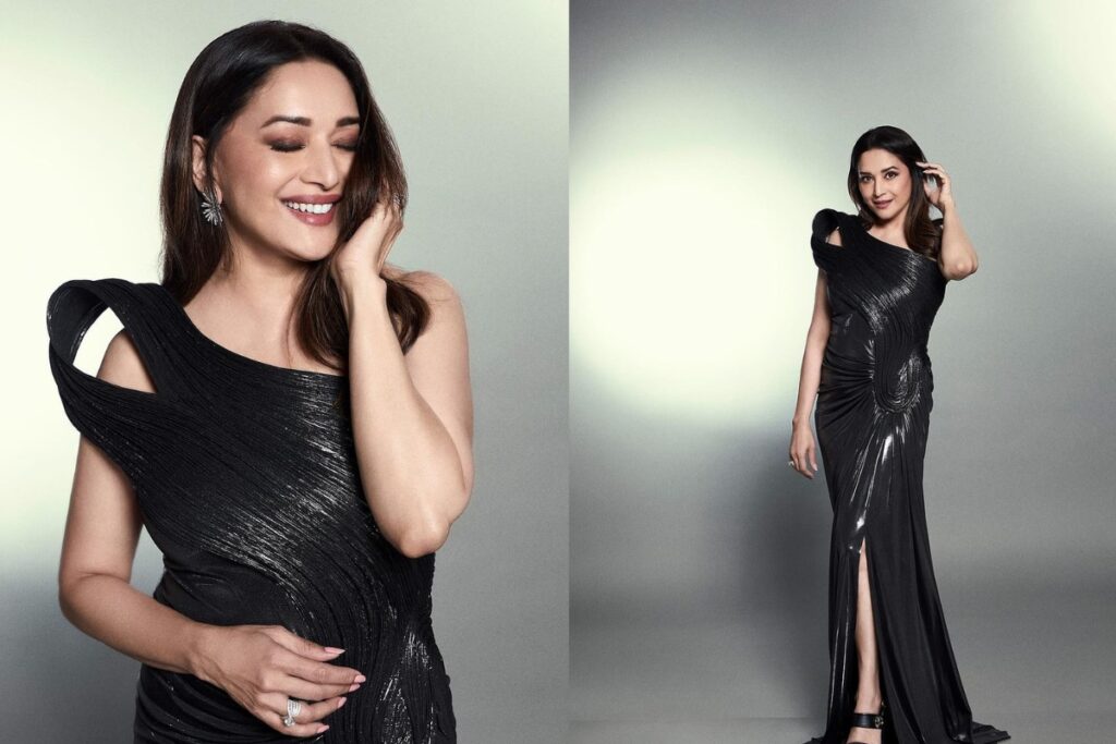 Madhuri Dixit Is A Stunning Diva In This Black Gown Worth Rs 150,000 Lakh, See Pics