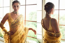 Alia Bhatt's Yellow Saree With Quirky Braid Is The Wedding Outfit Inspo You Need, See Pics