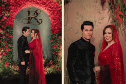 Randeep Hooda and Lin Laishram Celebrate Their Love In Rohit Gandhi and Rahul Khanna Ensembles