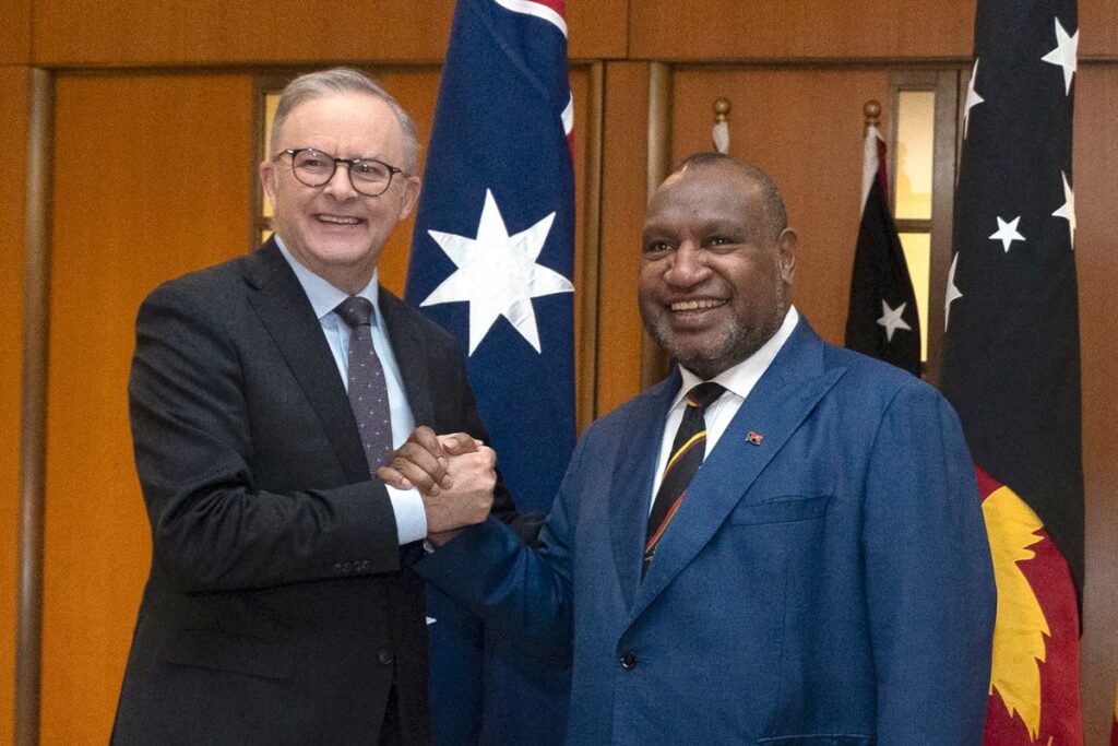 Australia, Papua New Guinea Announce Security Deal as China Eyes Key Pacific Nation