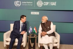 COP28 in Dubai: PM Modi Meets Israeli President, Bats for Two-State Solution to Palestine Issue