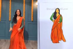 Watch: Man Joins Gulabi Sharara Trend To Create 'Mind-Blowing' Art Work