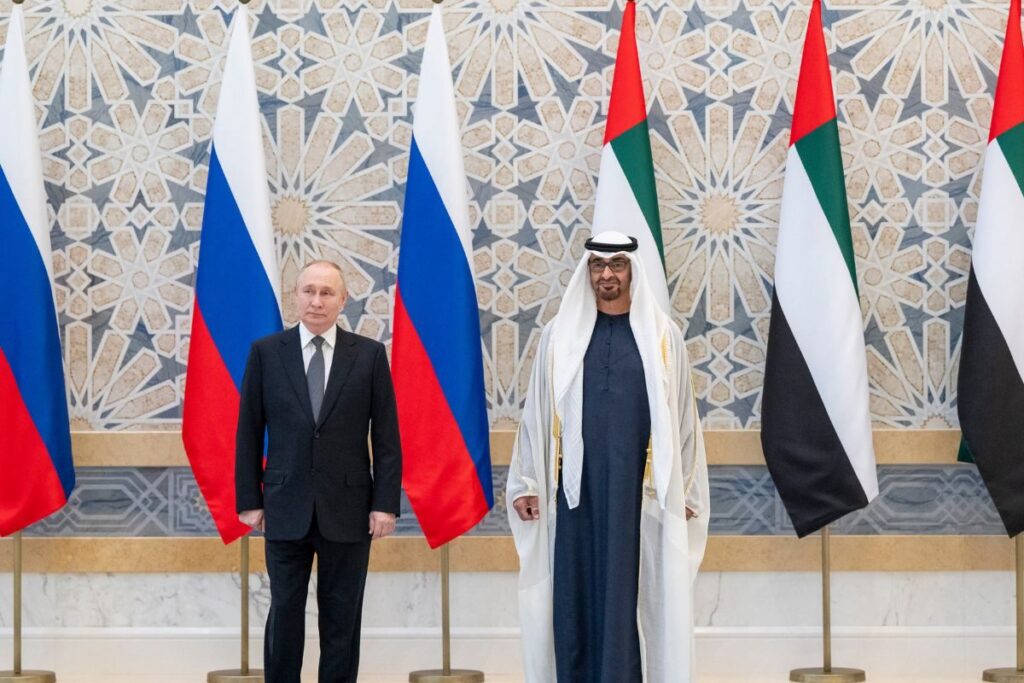 Putin to Discuss Oil, Trade, Israel-Hamas Conflict in Abu Dhabi During Middle East Visit