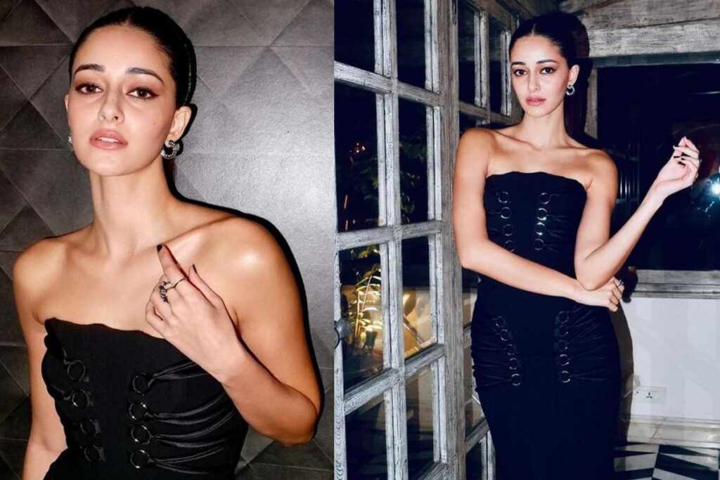 Ananya Panday’s Black Strapless Dress At The Archies Premiere Is A Show Stopper