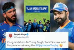 Punjab Kings' Wishes 'Yuvraj Singh and Rohit Sharma' as Haryana Win Vijay Hazare Trophy