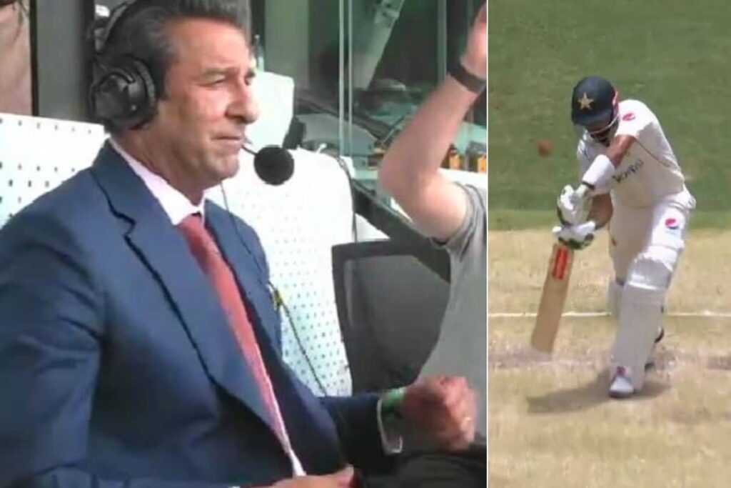 WATCH: Sudden Change in Wasim Akram's Expressions on Babar Azam's Dismissal Going Viral