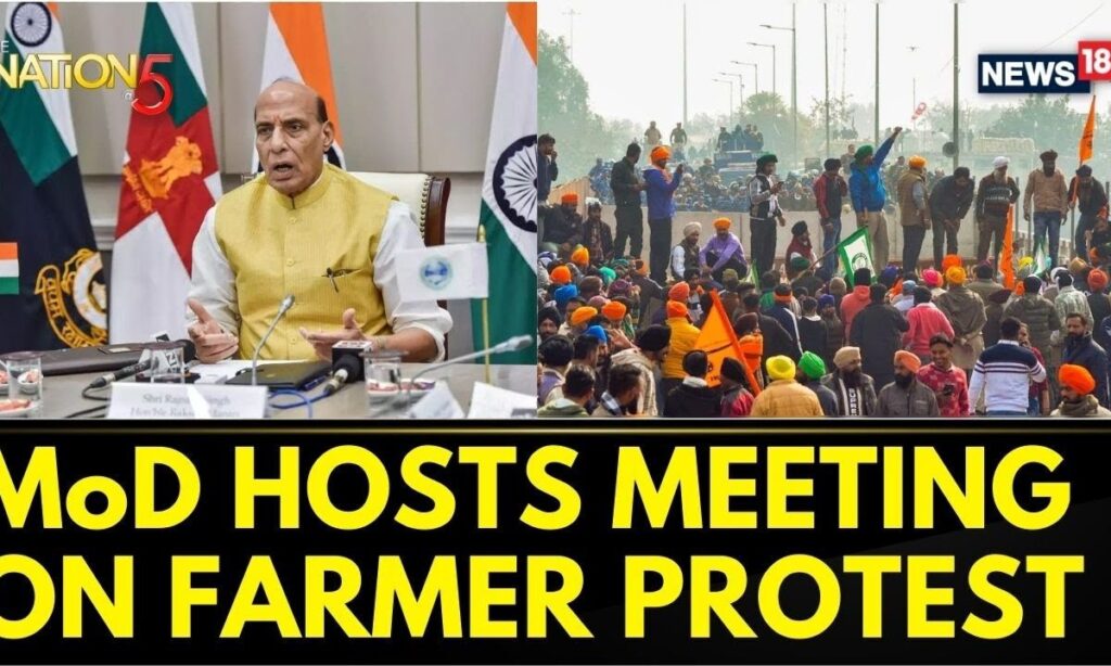 Farmers News 2024 | MoD Rajnath Singh Holds Meeting At His Residence Over Farmers Protest | News18