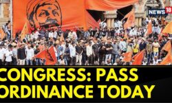 Politics Over Maratha Reservation Escalates, Congress Demands Ordinance To Be Passed Today | News18