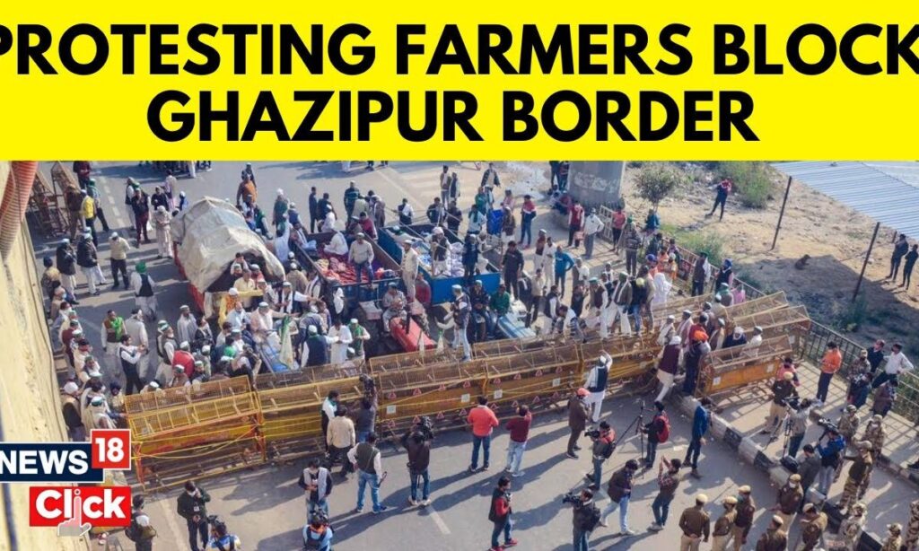 Farmer Protest: Ghazipur Border Choked With Vehicles, Protest Disrupts Lifestyle | News18 | N18V