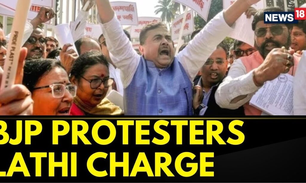 West Bengal News | Showdown Escalates In Dhamakhali Where Suvendu Is Protesting | News18