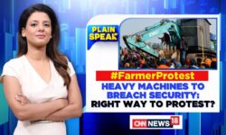 Farmers Protest | Heavy Machines To Breach Security: Right Way To Protest? | English News | News18