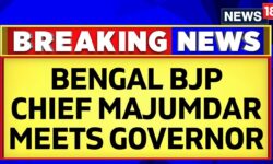 Sandeshkhali Violence | Bengal BJP Chief Sukanta Majumdar Meets The Governor | English News | News18