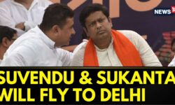 West Bengal: Sandeshkhali Showdown Continues, Sukanta Majumdar & Suvendu Adhikary Will Fly To Delhi