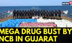 Mega Drug Bust By Narcotics Control Bureau In Gujarat; Five People Have Been Arrested | English News