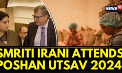 'It's Only In India Bill Gates Can Go From Making 'Khichdi' And Eating It': Smriti Irani | News18