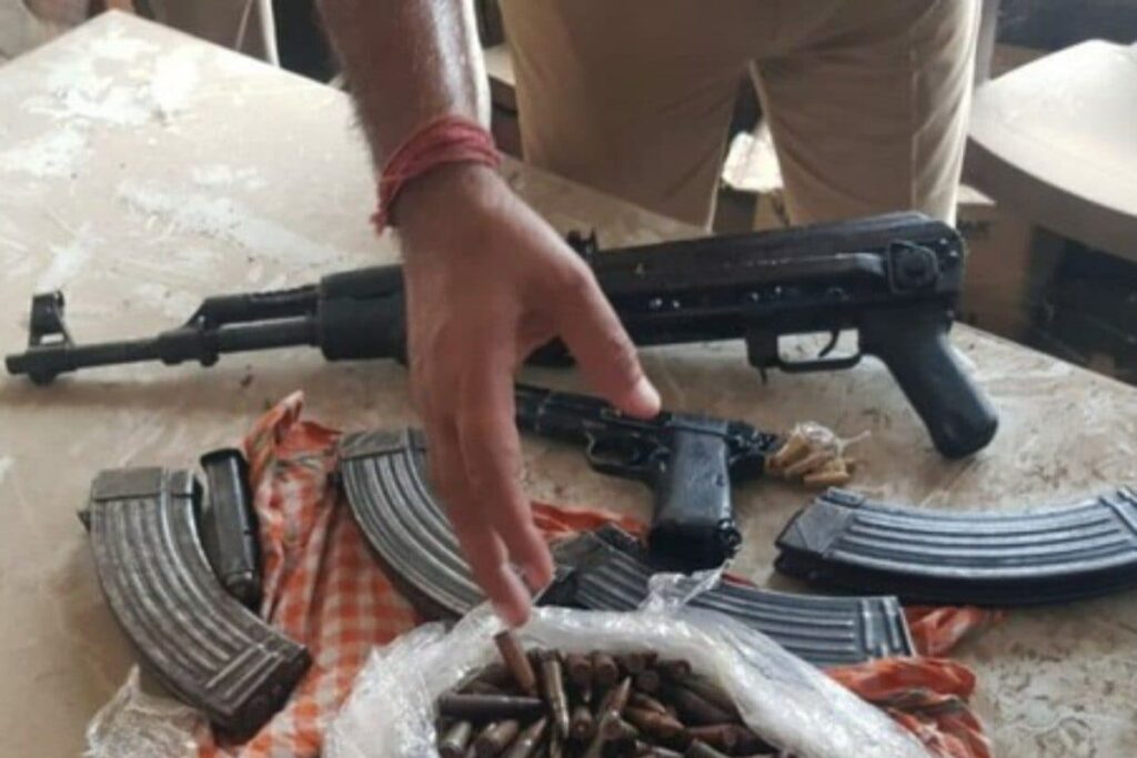 Three Arrested as Huge Arms Cache Recovered in Assam's Karbi Anglong District