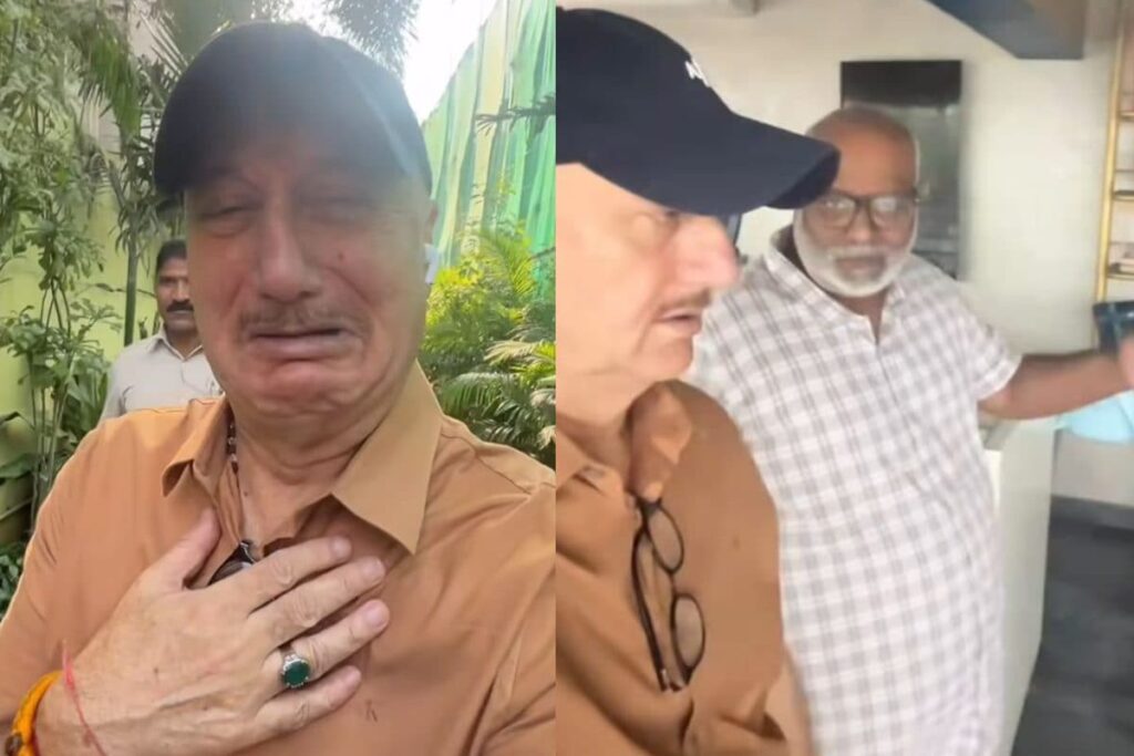 Anupam Kher 'CRIES' After MM Keeravani Fails To Get Him French Toast in Hyderabad; Watch Viral Video