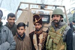 Jammu And Kashmir: CRPF Rescues Groom Stranded In Heavy Snow, Escorts Him To Bride