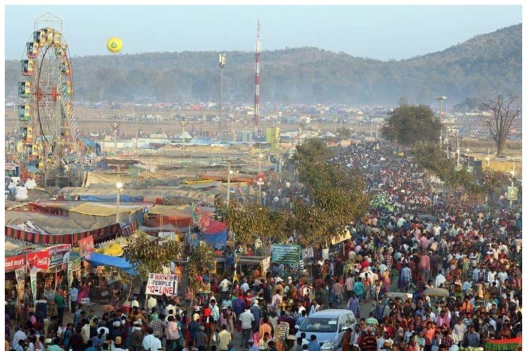 Telangana: Over 2 Crore Pilgrims To Witness Installation of Tribal Deity Sammakka During Asia’s Largest Tribal Festival