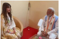 German Singer Cassandra Spittmann Meets PM Modi in Tamil Nadu, Sings 'Achyutam Keshavam'