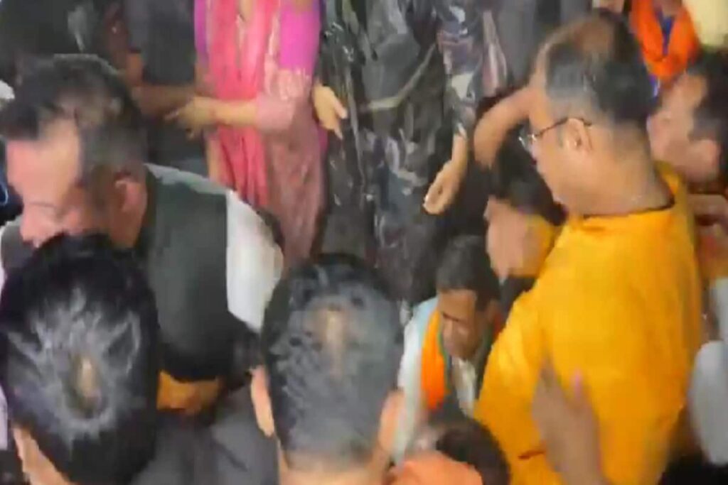 As Sandeshkhali Simmers, BJP Workers Clash With Police In Bengal's Basirhat