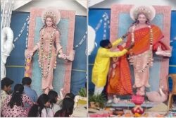 Viral Video of 'Saraswati Idol Without Saree' Sparks Protest at Tripura College, Authorities Explain Logic