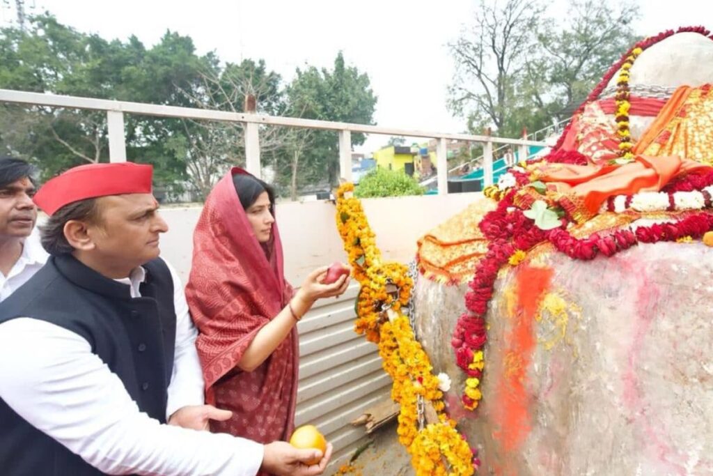 Shaligram Shila from Nepal Reaches UP for SP Chief’s Kedarnath-Themed Temple in Etawah