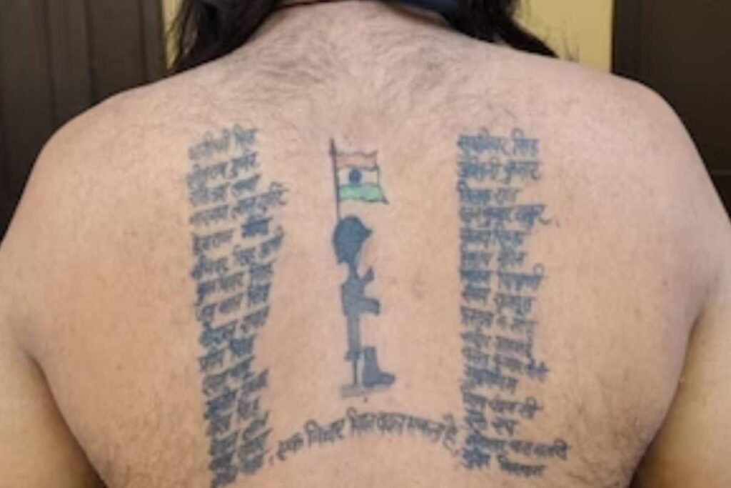 Rajasthan Man Gets Names Of All 40 Pulwama Martyrs Tattooed On His Back