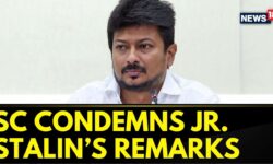 Tamil Nadu: SC Condemns Udhayanidhi Stalin For 'Sanatana Dharma' Remarks | English News | News18