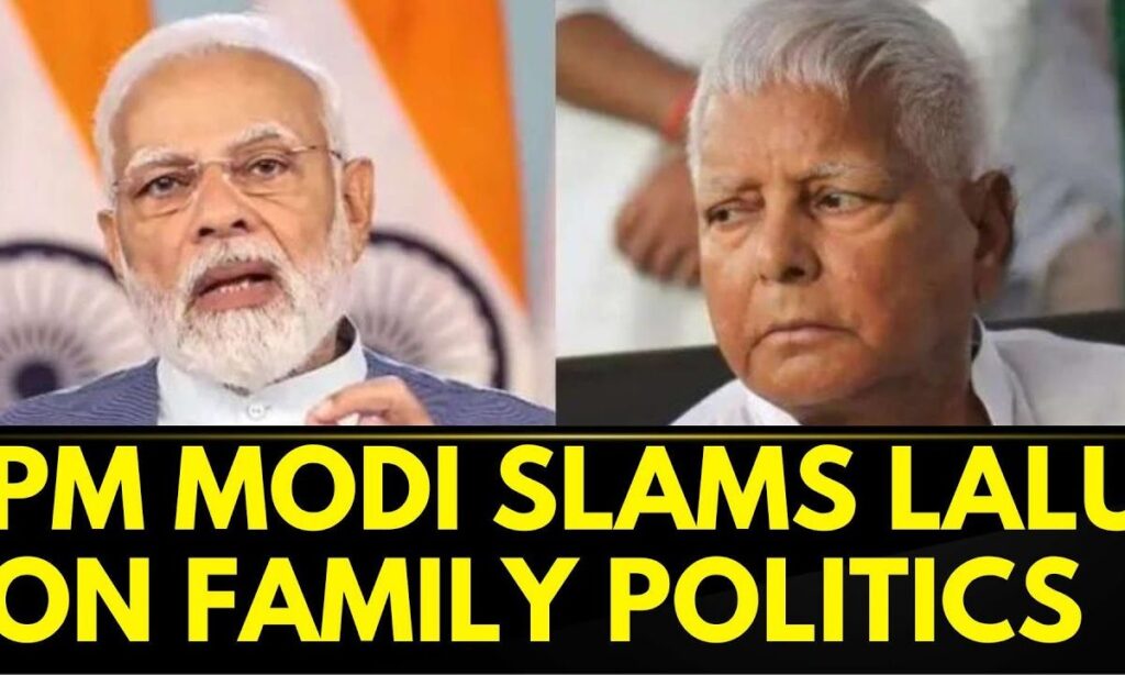 PM Modi Slams Lalu On Family Politics Jibe, Launches ‘Main Hu Modi Ka Parivar’ Slogan | News18