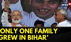 PM Modi Bihar Speech | PM Modi Says, 'Only One Family Grew In Bihar Over The Years' | News18