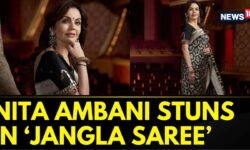 Miss World 2024: Mrs. Nita Ambani Adorns The Banarasi Jangla Saree | English News | News18