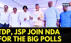 Andhra Pradesh | Lok Sabha Polls: Chandrababu Naidu's TDP, Pawan Kalyan's Jana Sena Join NDA
