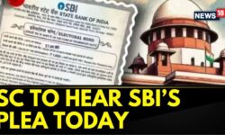 Electoral Bond News | Supreme Court To Hear The Fresh Application Filed By The SBI | News18