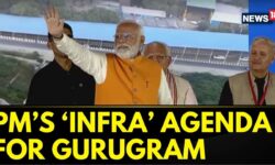 PM Modi In Gurugram News Today | PM Modi Brings Mega Vikas Push Via Dwarka Expressway | News18